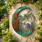 Crescent Moon Garden Wall Decor
