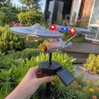 Sci-Fi Spaceship Solar Garden Stake Light