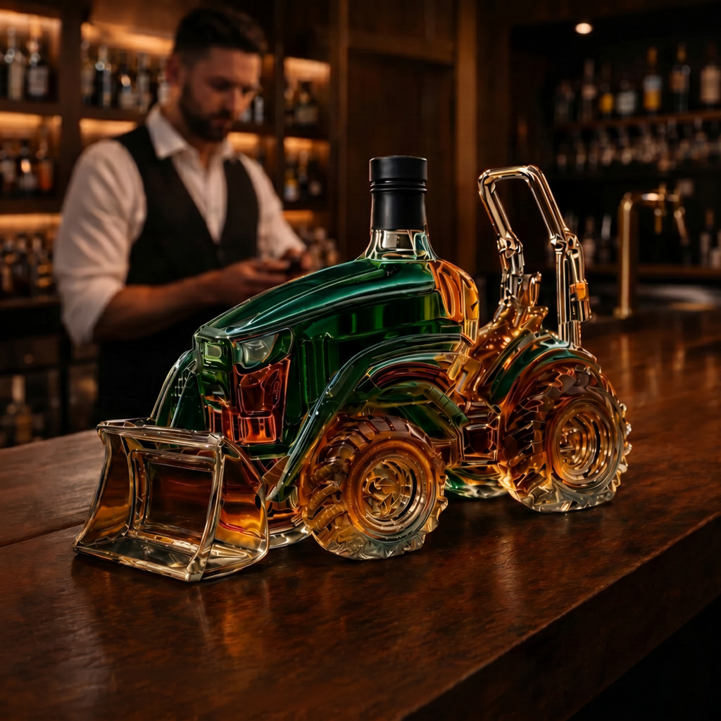 Whiskey Decanter - Tractor Edition