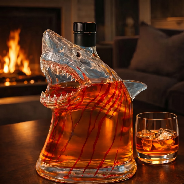 Whiskey Decanter - Shark Edition