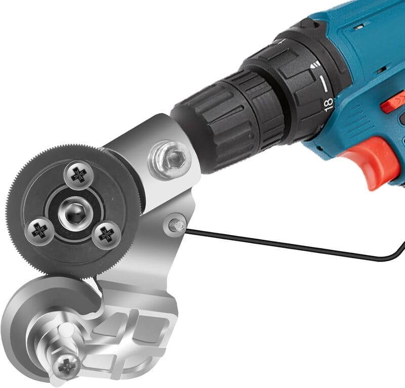 Sheet Metal Cutter Drill Attachment – Electric Metal Nibbler for Steel, Aluminum, Copper & Iron Sheets