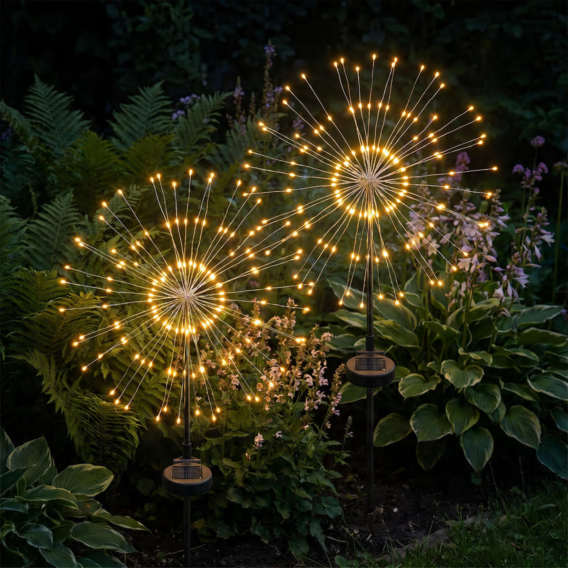 200 LED Solar Firework Garden Lights