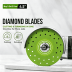 4.5" Ultra-Thin Diamond Grinding Disc for Angle Grinder – Double-Sided Cutting & Grinding Blade for Tile, Granite & Marble