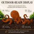 Whimsical Metal Octopus Garden Stake Set – Ocean-Inspired Outdoor Yard Decor