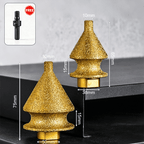 Diamond Beveling Chamfer Bit for Angle Grinder – 10mm Thread Countersink Drill for Concrete, Tile, Marble & Metal
