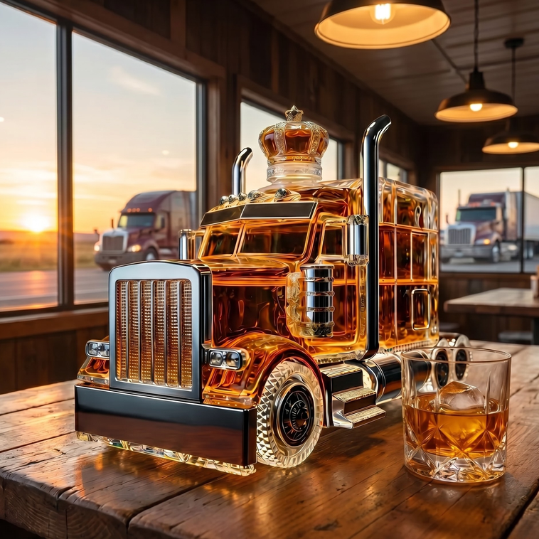 Whisky Decanter - Semi Truck