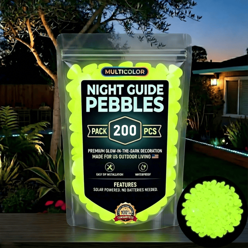 Glow in the Dark Garden Pebbles