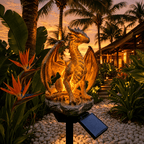Solar Dragon Garden Light – Fantasy LED Outdoor Statue