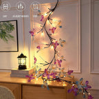 Butterfly Willow Vine Lights – LED Branch Wall Decor with Remote & 8 Lighting Modes
