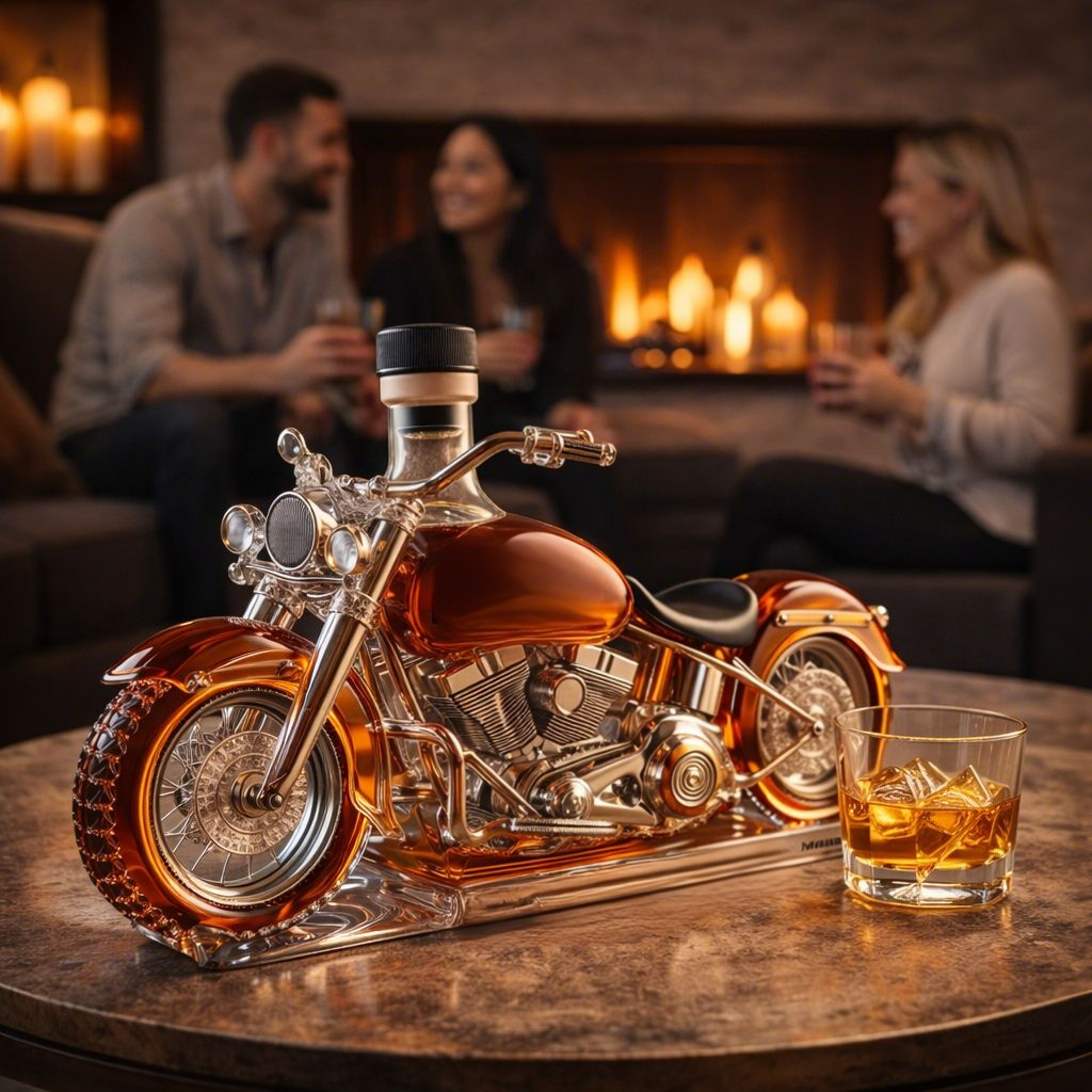 Whisky Decanter - Motorcycle Edition