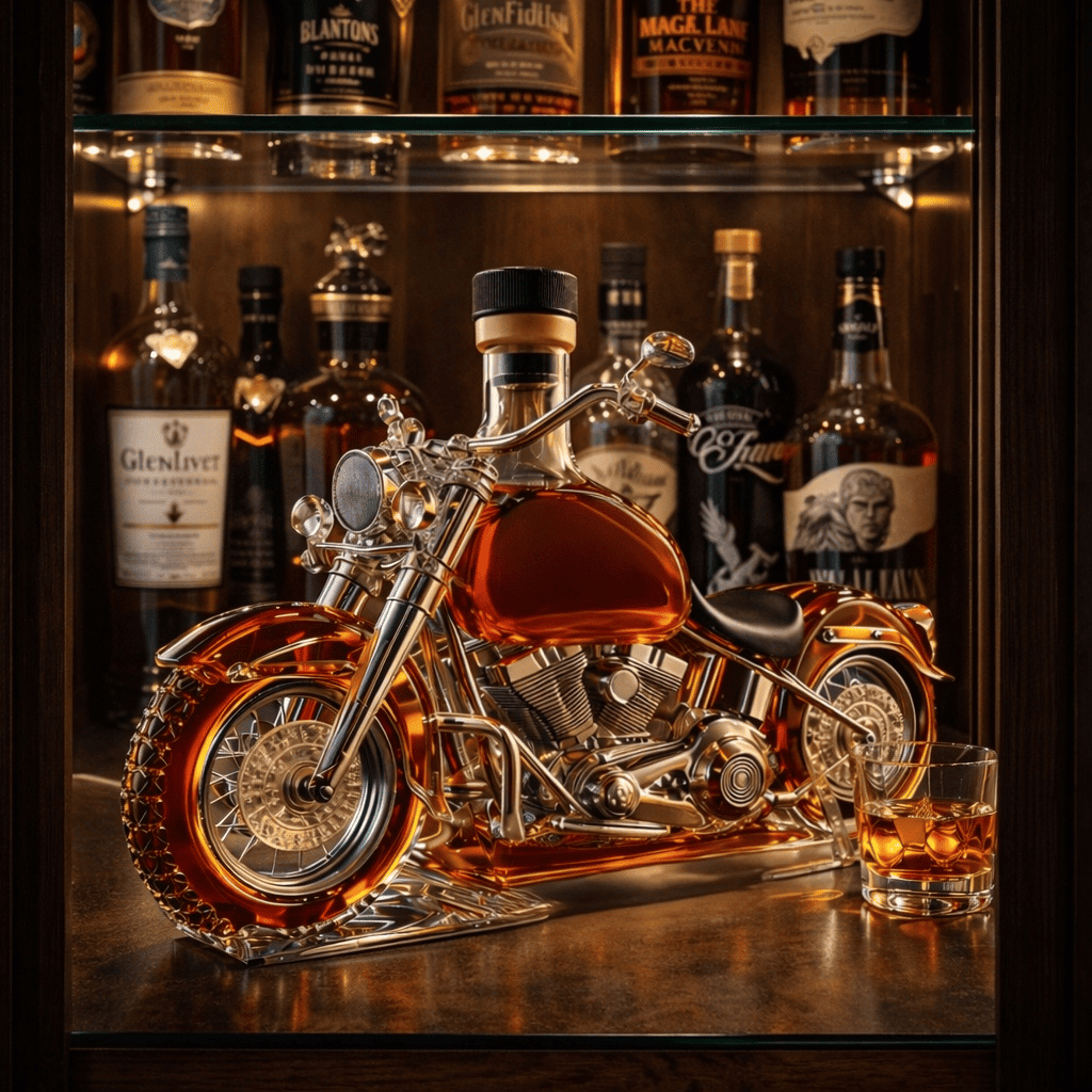 Whisky Decanter - Motorcycle Edition