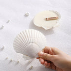 Handmade Seashell Scented Soy Wax Candle – Coastal Aromatherapy Home Decor