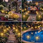200 LED Solar Firework Garden Lights