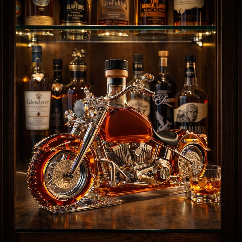 Whisky Decanter - Motorcycle Edition
