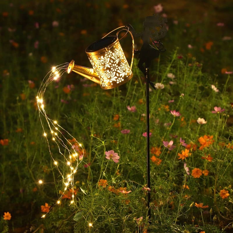 Solar Watering Can Garden Lights