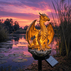 Solar Dragon Garden Light – Fantasy LED Outdoor Statue