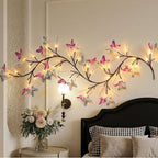 Butterfly Willow Vine Lights – LED Branch Wall Decor with Remote & 8 Lighting Modes