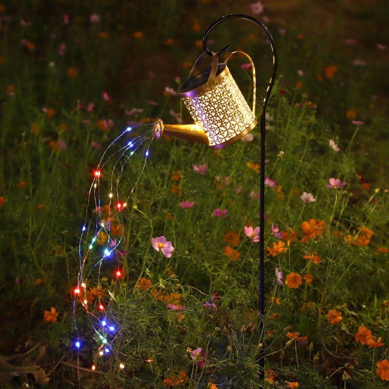 Solar Watering Can Garden Lights