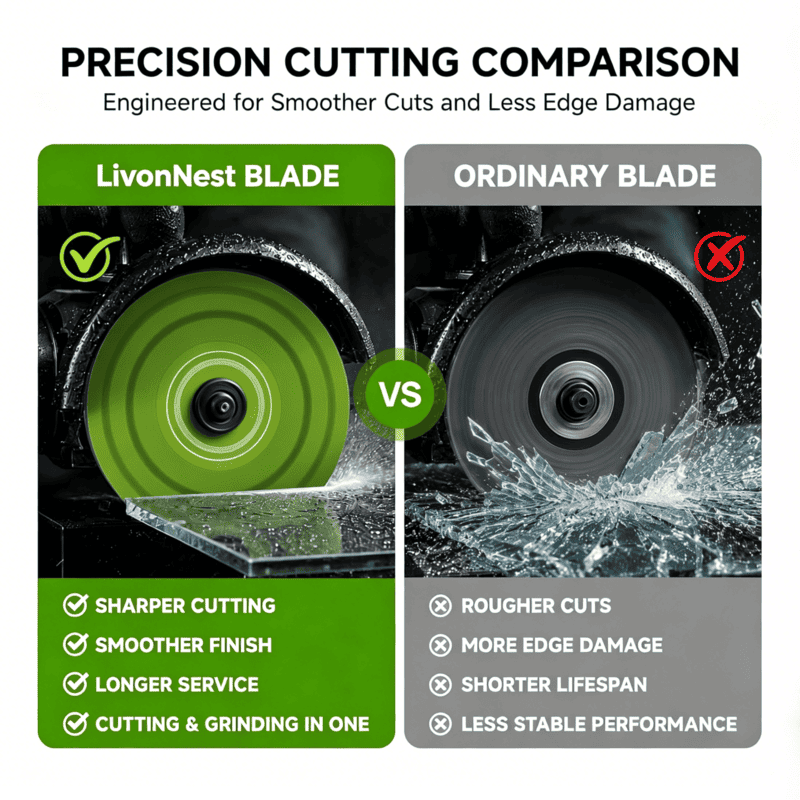 4.5" Ultra-Thin Diamond Grinding Disc for Angle Grinder – Double-Sided Cutting & Grinding Blade for Tile, Granite & Marble