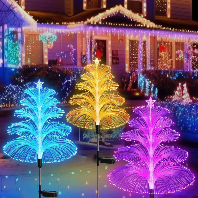Solar Jellyfish Garden Lights – 7 Color Changing Waterproof Outdoor Butterfly Landscape Decor