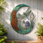Crescent Moon Garden Wall Decor