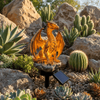 Solar Dragon Garden Light – Fantasy LED Outdoor Statue