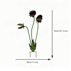 Whimsical Metal Carnivorous Plant Garden Stake – Fantasy Outdoor Yard Decor