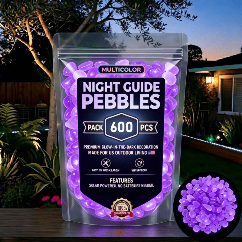 Glow in the Dark Garden Pebbles
