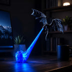 3D Printed Dragon Light for Fantasy Decor