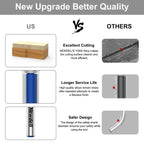 4PCS Flush Trim Router Bit Set – 1/4" Shank Carbide Pattern & Template Router Bits with Top Bearing