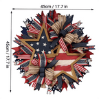 Patriotic American Flag Wreath – 250th Anniversary Edition