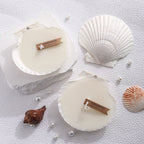 Handmade Seashell Scented Soy Wax Candle – Coastal Aromatherapy Home Decor
