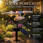 Sci-Fi Spaceship Solar Garden Stake Light