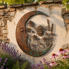 Crescent Moon Garden Wall Decor