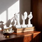 Modern Abstract Resin Thinker Sculpture – Minimalist Home & Office Decor Figurine