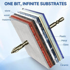 7PCS Multi-Material Drill Bit Set