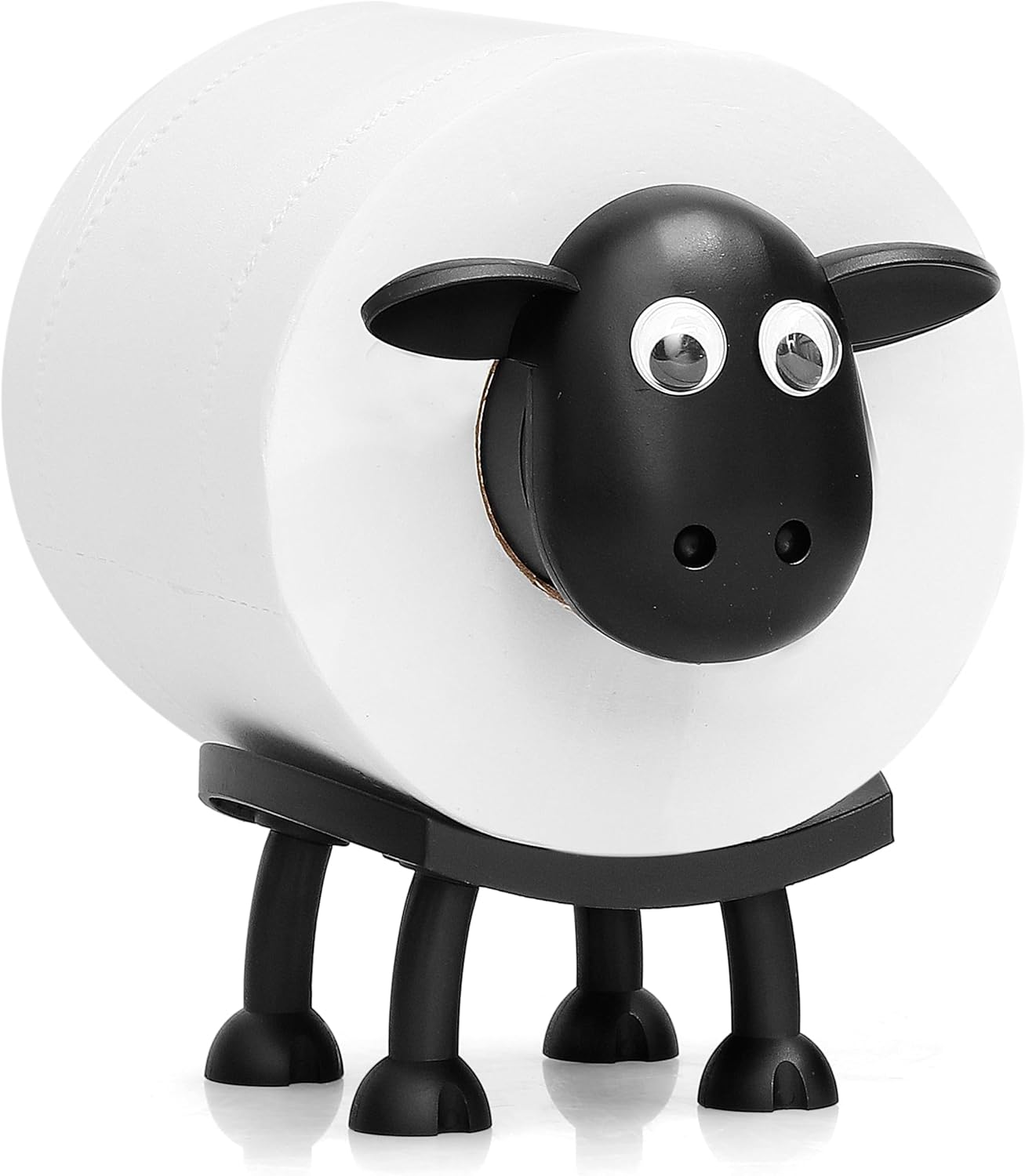 Animal Toilet Paper Holder – Funny Freestanding Bathroom Roll Storage Decor