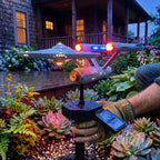 Sci-Fi Spaceship Solar Garden Stake Light