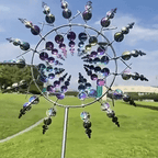 3D Metal Wind Spinner Garden Stake