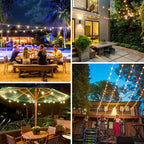 G40 LED Outdoor String Lights – Waterproof Connectable Patio & Backyard Globe Lights