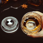 360° Spinning Crystal Whiskey Glass