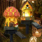 Vintage Solar Flower House Garden Light