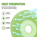 4.5" Ultra-Thin Diamond Grinding Disc for Angle Grinder – Double-Sided Cutting & Grinding Blade for Tile, Granite & Marble