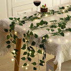 Solar Ivy Vine Fairy Lights – USB, Battery & Solar Powered LED Leaf Garland Decor