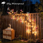 Butterfly Willow Vine Lights – LED Branch Wall Decor with Remote & 8 Lighting Modes