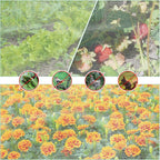 Garden Mesh Plant Cover – Drawstring Raised Bed Netting for Vegetables, Fruits & Flowers