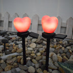 Solar Heart Garden Lights – Waterproof LED Outdoor Landscape Stake Lights for Garden & Patio