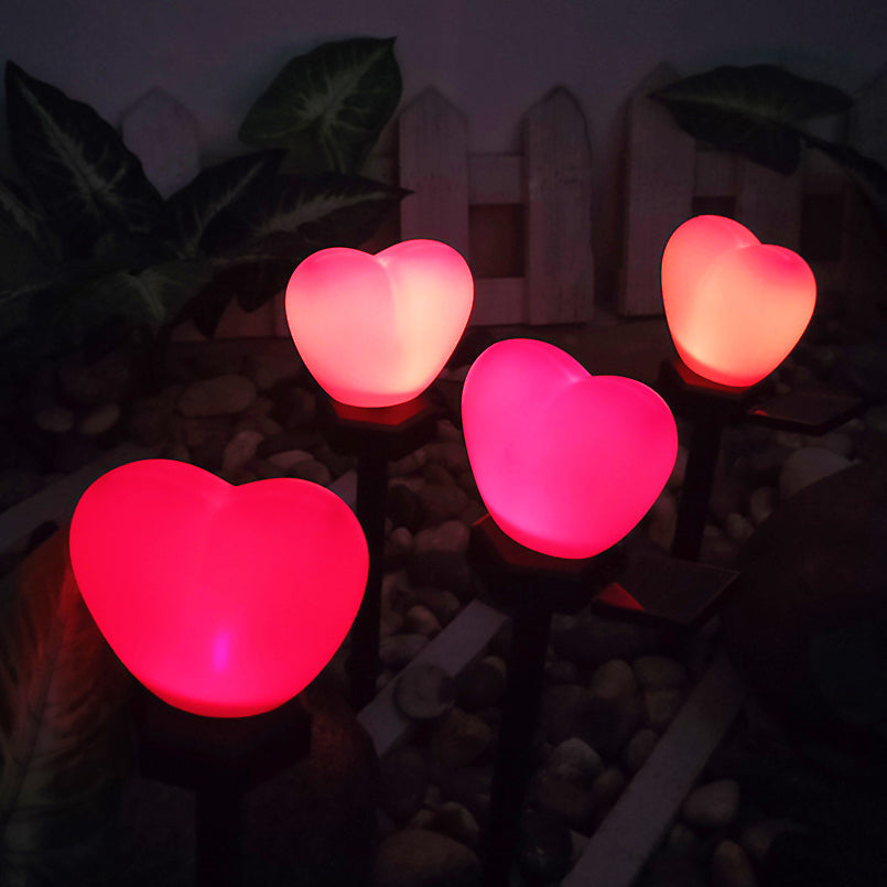 Solar Heart Garden Lights – Waterproof LED Outdoor Landscape Stake Lights for Garden & Patio