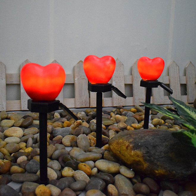 Solar Heart Garden Lights – Waterproof LED Outdoor Landscape Stake Lights for Garden & Patio