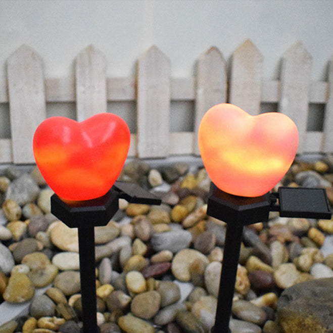 Solar Heart Garden Lights – Waterproof LED Outdoor Landscape Stake Lights for Garden & Patio